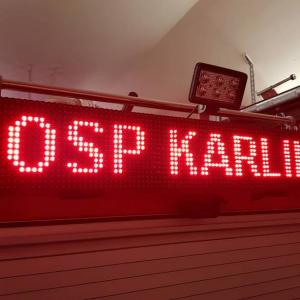 OSP Karlino testuje wyświetlacze Ledtechnology